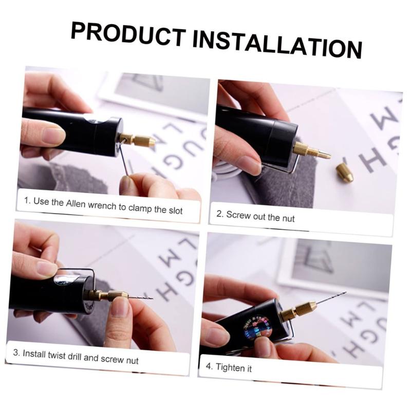 Resin Craft Workshop - Bor Putar Mini USB 3 Bit