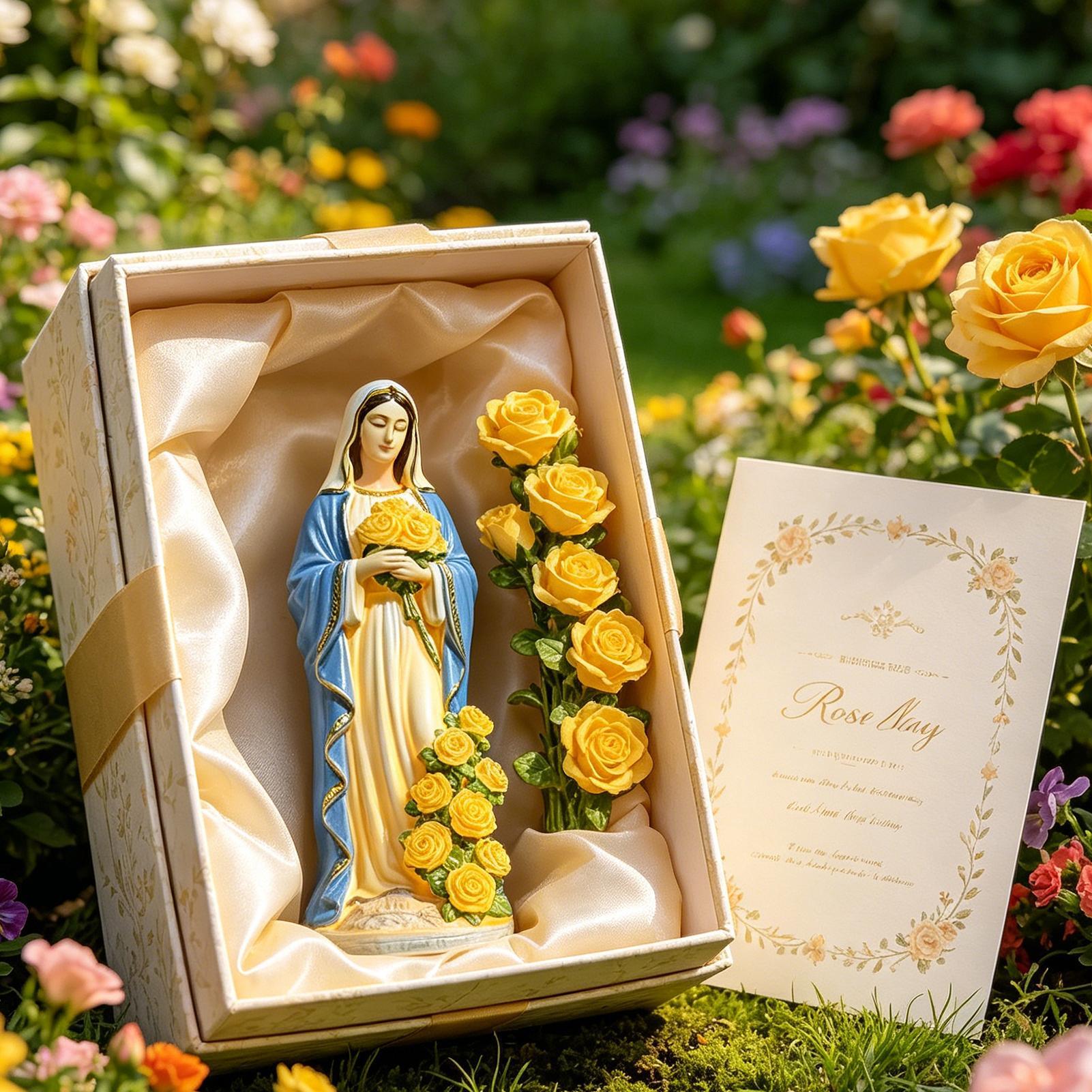 Crafting Resin - Patung Bunda Maria Tenaga Surya Dekorasi