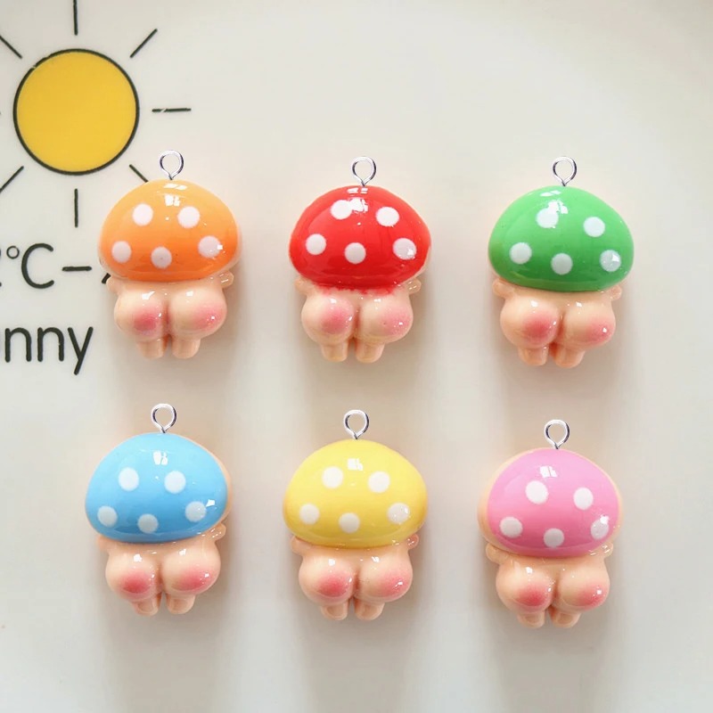 10Pcs Gantungan Resin Jamur Me - Resin Crafts Diy ulasan dan harga