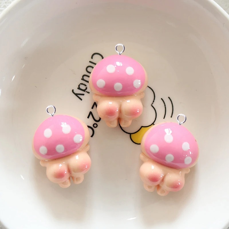 10Pcs Gantungan Resin Jamur Me - Resin Crafts Diy ulasan dan harga