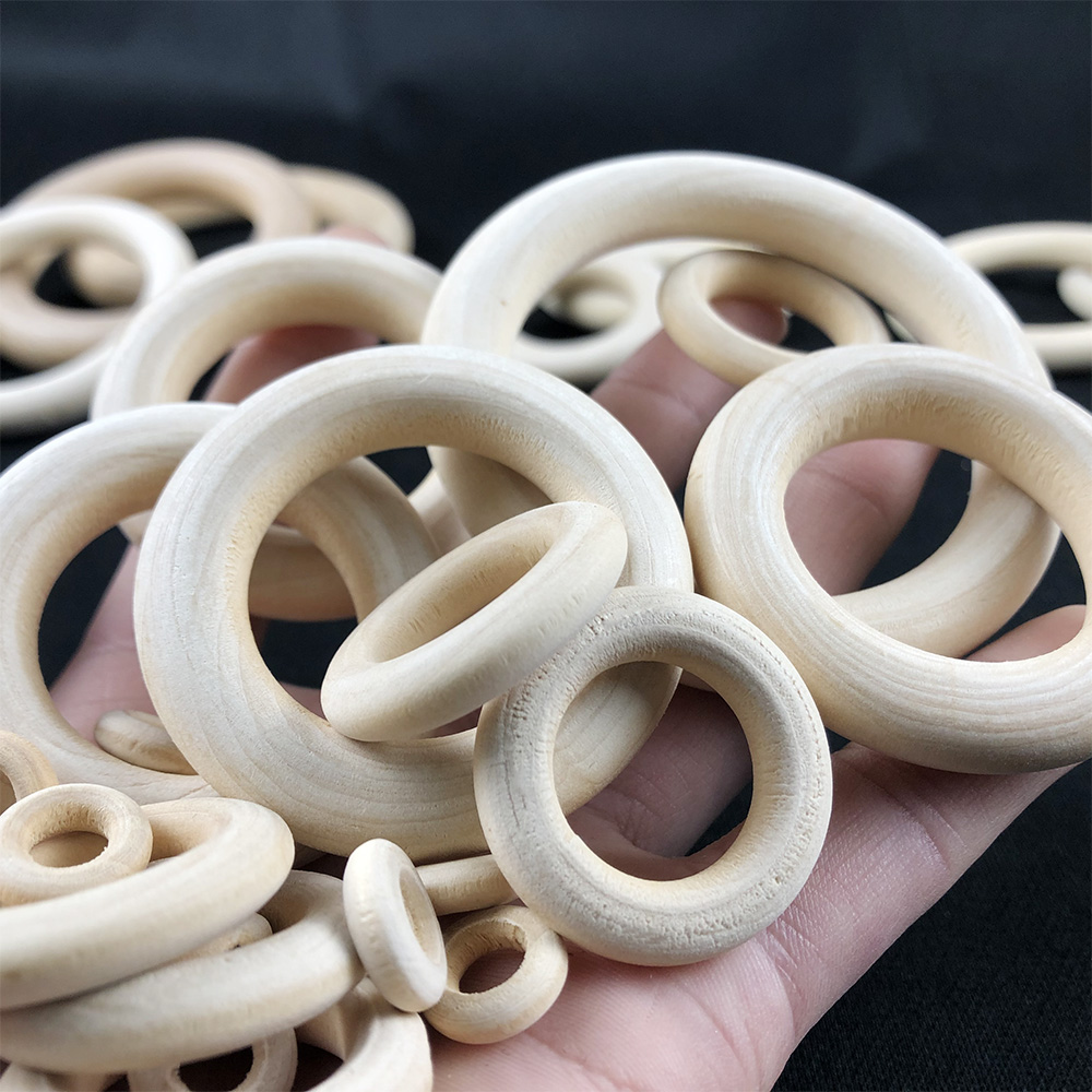 Cincin tumbuh gigi kayu padat  - Wood Ring Blank ulasan dan harga