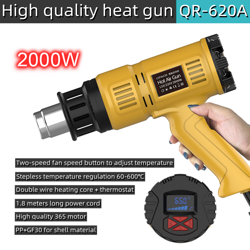 Pistol Udara Panas 2000W Mini  - Heat Gun Small ulasan dan harga
