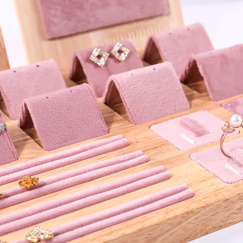 Display perhiasan baki kalung  - Wood Ring Blank ulasan dan harga