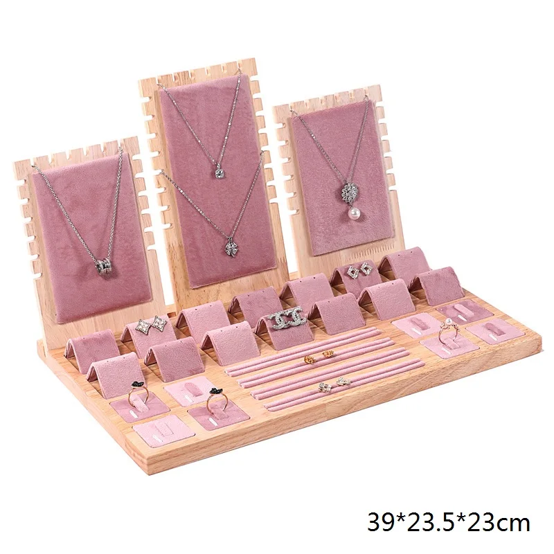 Display perhiasan baki kalung  - Wood Ring Blank ulasan dan harga