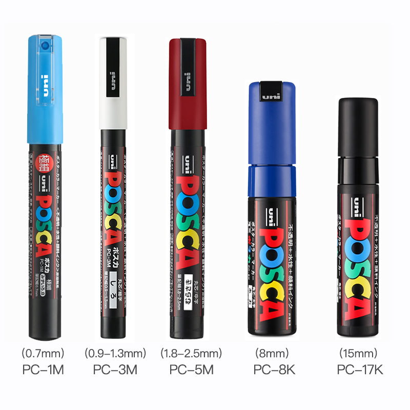 Uni Posca Set spidol warna uju - Copic Marker Sketch ulasan dan harga